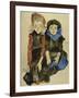 Two Young Girls, 1911-Egon Schiele-Framed Giclee Print