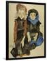 Two Young Girls, 1911-Egon Schiele-Framed Giclee Print