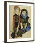 Two Young Girls, 1911-Egon Schiele-Framed Giclee Print