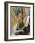 Two Young Girls at the Piano-Pierre-Auguste Renoir-Framed Art Print