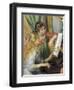 Two Young Girls at the Piano-Pierre-Auguste Renoir-Framed Art Print