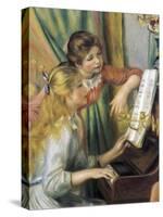 Two Young Girls at the Piano-Pierre-Auguste Renoir-Stretched Canvas