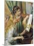 Two Young Girls at the Piano-Pierre-Auguste Renoir-Mounted Art Print