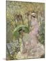 Two Young Girls in a Garden, C.1911-Frederick Carl Frieseke-Mounted Giclee Print