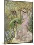 Two Young Girls in a Garden, C.1911-Frederick Carl Frieseke-Mounted Giclee Print