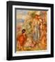 Two Young Girls-Pierre-Auguste Renoir-Framed Collectable Print