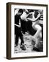 Two Young Italian Men Dancing to Music from a Jukebox in a Bar-Paul Schutzer-Framed Photographic Print