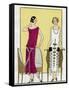 Two Young Ladies in Dresses by Jeanne Lanvin-null-Framed Stretched Canvas