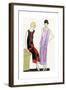 Two Young Ladies in Dresses by Martial Et Armand and Worth-null-Framed Giclee Print