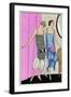 Two Young Ladies in Dresses by Molyneux-null-Framed Art Print