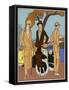 Two Young Ladies in Outfits by Drecoll and Anna-null-Framed Stretched Canvas