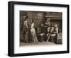 Two Young Men with their Ladies in an Interior-Schelte Adams Bolswert-Framed Giclee Print