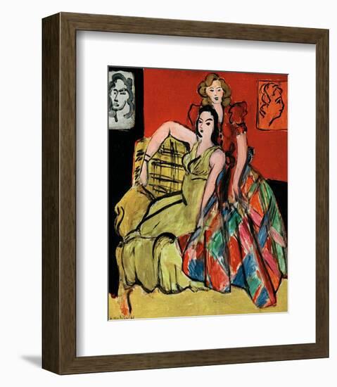 Two Young Women, the Yellow Dress and the Scottish Dress, c.1941-Henri Matisse-Framed Art Print