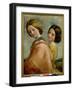 Two Young Women Walking-George Frederick Watts-Framed Giclee Print