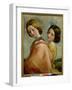 Two Young Women Walking-George Frederick Watts-Framed Giclee Print