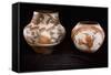 Two Zia Polychrome Jars-null-Framed Stretched Canvas