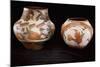 Two Zia Polychrome Jars-null-Mounted Giclee Print