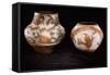 Two Zia Polychrome Jars-null-Framed Stretched Canvas