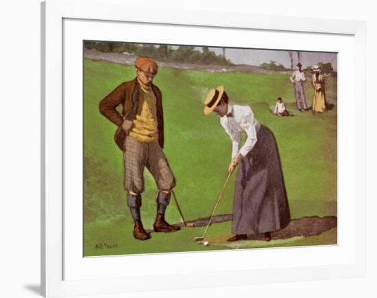 Twosome-Arthur Burdett Frost-Framed Art Print