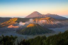 Sunrise at Mount Bromo Volcano, the Magnificent View of Mt. Bromo Located in Bromo Tengger Semeru N-TWStock-Photographic Print