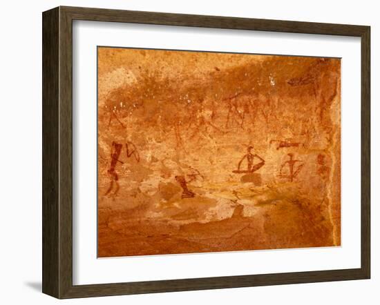 Twyfelfontein Rock Art Site, UNESCO World Heritage Site, Damaraland, Namibia-Kim Walker-Framed Photographic Print