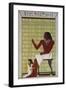 Ty and His Wife, 5th Dynasty from Atlas of Egyptian Art by Emile Prisse D'Avennes, 1878, Paris-null-Framed Giclee Print