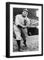 Ty Cobb, Star of the Detroit Tigers, Batting in 1910-null-Framed Premium Giclee Print