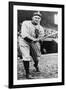 Ty Cobb, Star of the Detroit Tigers, Batting in 1910-null-Framed Giclee Print