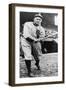 Ty Cobb, Star of the Detroit Tigers, Batting in 1910-null-Framed Giclee Print