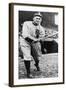 Ty Cobb, Star of the Detroit Tigers, Batting in 1910-null-Framed Giclee Print