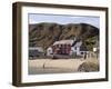 Ty Coch Inn on Beach at Porth Dinllaen Village in Bay on Lleyn Peninsula, North Wales, UK-Pearl Bucknall-Framed Photographic Print