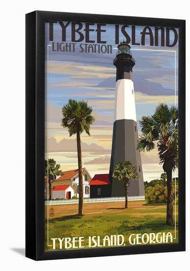 Tybee Island Light Station, Georgia-null-Framed Poster