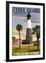 Tybee Island Light Station, Georgia-Lantern Press-Framed Art Print