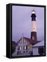 Tybee Island Lighthouse, Savannah, Georgia, United States of America, North America-Richard Cummins-Framed Stretched Canvas