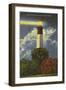 Tybee Lighthouse, Savannah Beach, Georgia-null-Framed Art Print