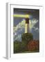 Tybee Lighthouse, Savannah Beach, Georgia-null-Framed Art Print