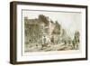 Tyburn Turnpike, Paddington, London, 1813-null-Framed Giclee Print