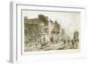 Tyburn Turnpike, Paddington, London, 1813-null-Framed Giclee Print