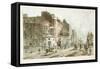 Tyburn Turnpike, Paddington, London, 1813-null-Framed Stretched Canvas