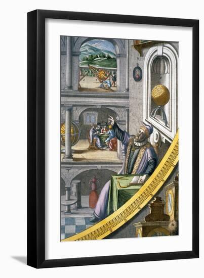 Tycho Brahe, Danish astronomer, (c1630)-Joan Blaeu-Framed Giclee Print