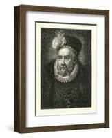 Tycho Brahe, Danish Astronomer-Detlev Van Ravenswaay-Framed Photographic Print