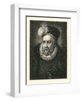 Tycho Brahe, Danish Astronomer-Detlev Van Ravenswaay-Framed Photographic Print