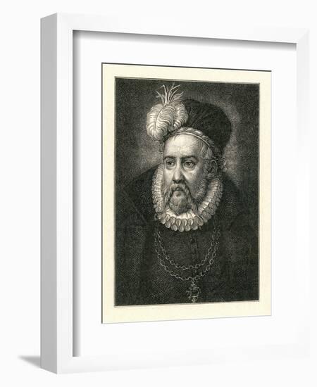 Tycho Brahe, Danish Astronomer-Detlev Van Ravenswaay-Framed Photographic Print