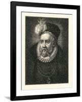 Tycho Brahe, Danish Astronomer-Detlev Van Ravenswaay-Framed Photographic Print