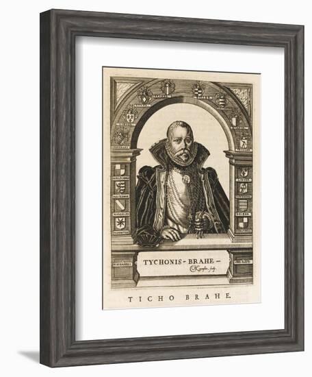 Tycho Brahe Danish Astronomer-Nicolas de Larmessin-Framed Art Print