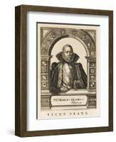 Tycho Brahe Danish Astronomer-Nicolas de Larmessin-Framed Art Print