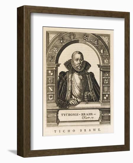 Tycho Brahe Danish Astronomer-Nicolas de Larmessin-Framed Art Print