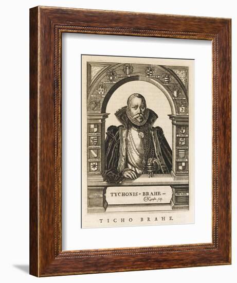 Tycho Brahe Danish Astronomer-Nicolas de Larmessin-Framed Art Print