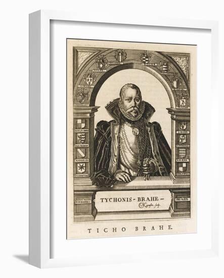 Tycho Brahe Danish Astronomer-Nicolas de Larmessin-Framed Art Print