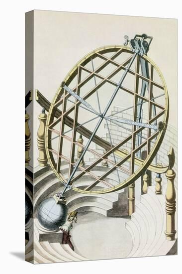 Tycho Brahe's Armillary Sphere-Science Source-Stretched Canvas